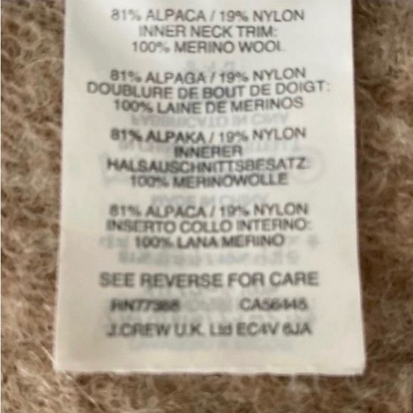J. Crew Wool/Alpaca Crewneck - Picture 5 of 7